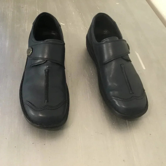 Volks Walkers Koeln Slip-On Navy leather loafers Hand Made Size 41 Eur - Picture 5 of 13